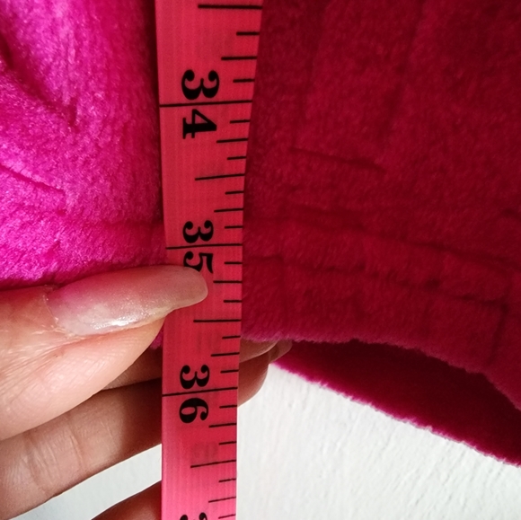 Womens Luxe Belted Plush Robe size L/XL - Picture 5 of 8